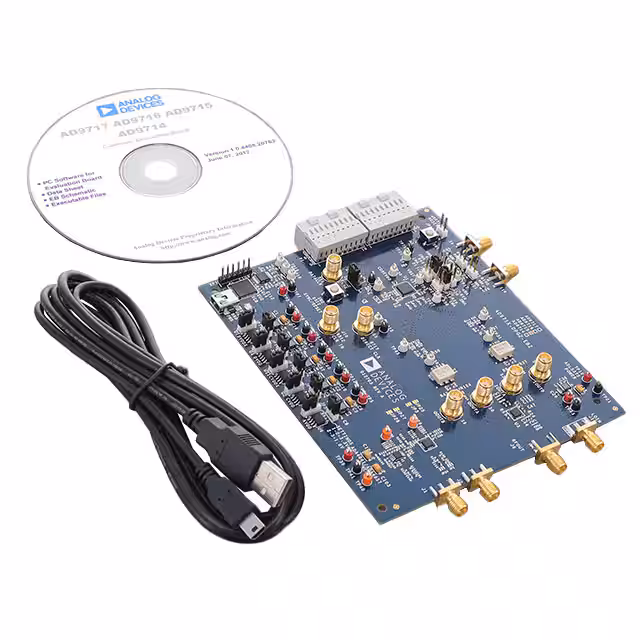 AD9715-DPG2-EBZ Analog Devices Inc.  Cartes d'évaluation - Convertisseurs numériques-analogiques (DAC)